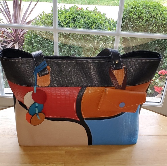 Purse, shoulde tote, leather purse, office- travel - Picture 2 of 8